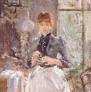 Berthe Morisot At the restaurant oil painting picture wholesale